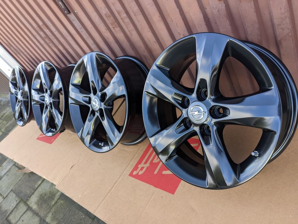Alufelgi Opel 5x110 Adam Corsa Astra Zafira 6Jx16 ET40 Czujniki Wysyłk