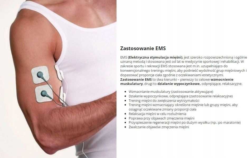 Stymulator mięśni I nerwów tens EMS sanitas SEM 43