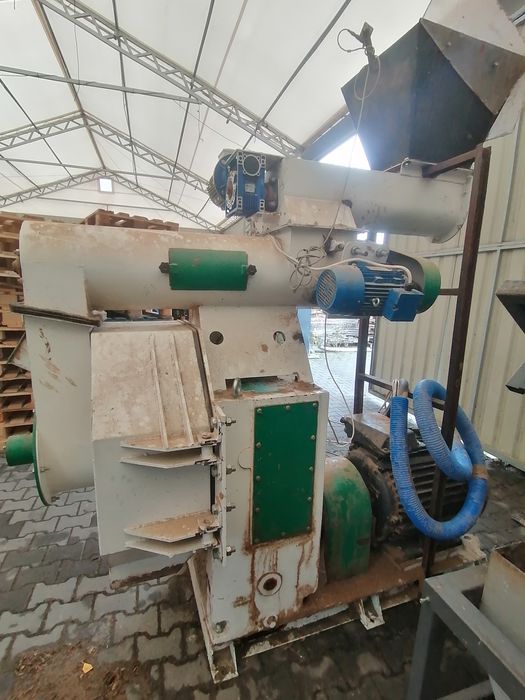 Peleciarka 75kw i młynek (brykiet,opał,tartak,drzewo,trocinami)