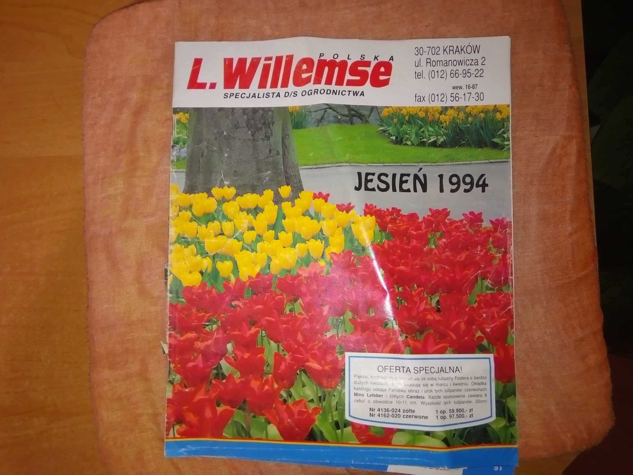 Willemse Polska Specjalista do spraw ogrodnictwa Jesień 1994 katalog