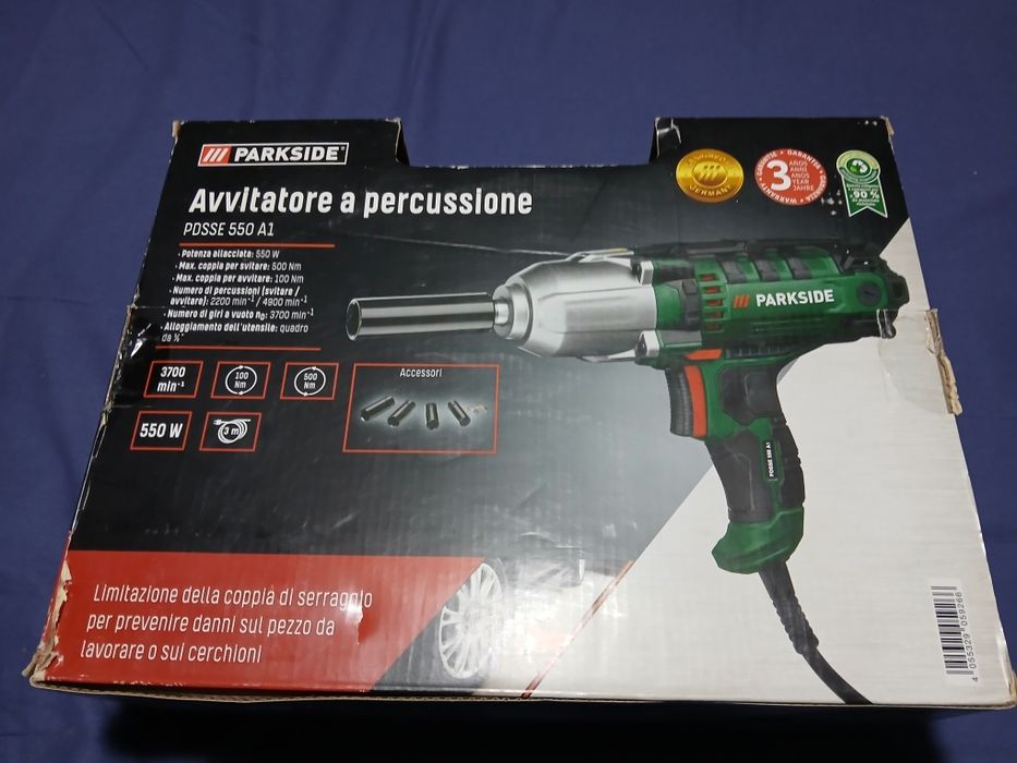 Pistola de impacto 220v parkside