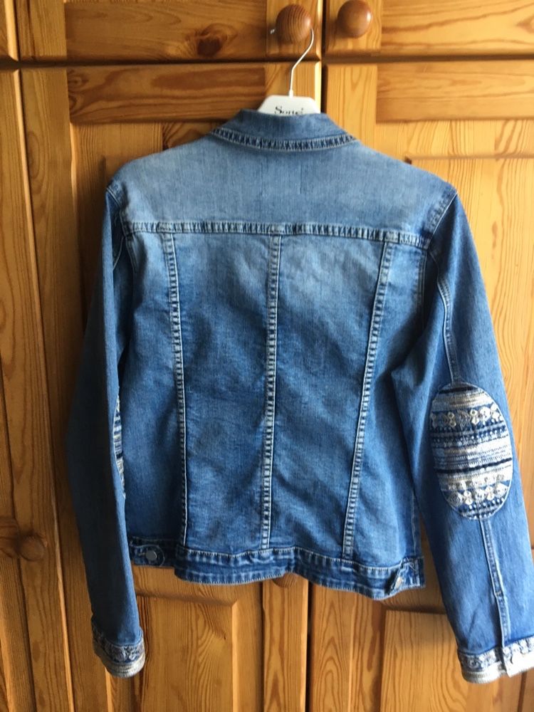 Nowa jeansowa kurtka z cekinami rozm.L /40 TK Maxx
