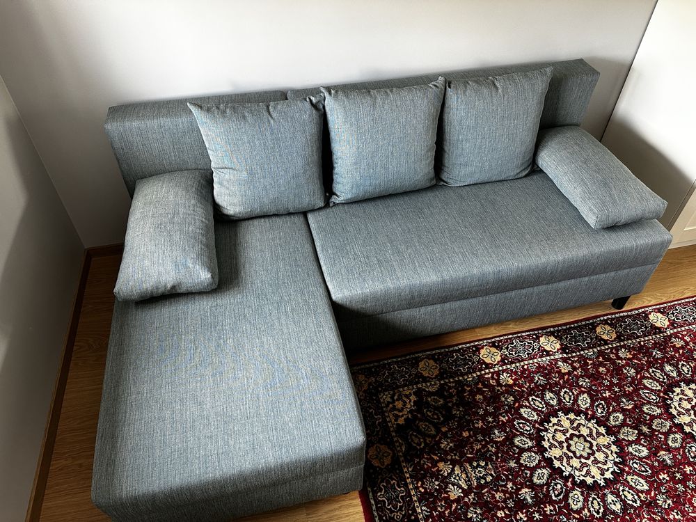 Sofa IKEA ÄNGSTA 3-osobowa z szezlongiem – stan bardzo dobry