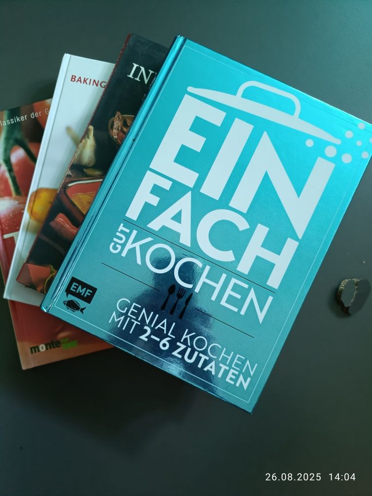 Książki kucharskie po niemiecku