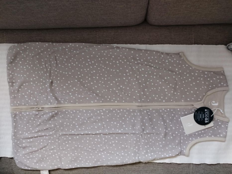 Jollein śpiworek niemowlęcy do 6 m letni beżowy Spickle Nougat 70 cm