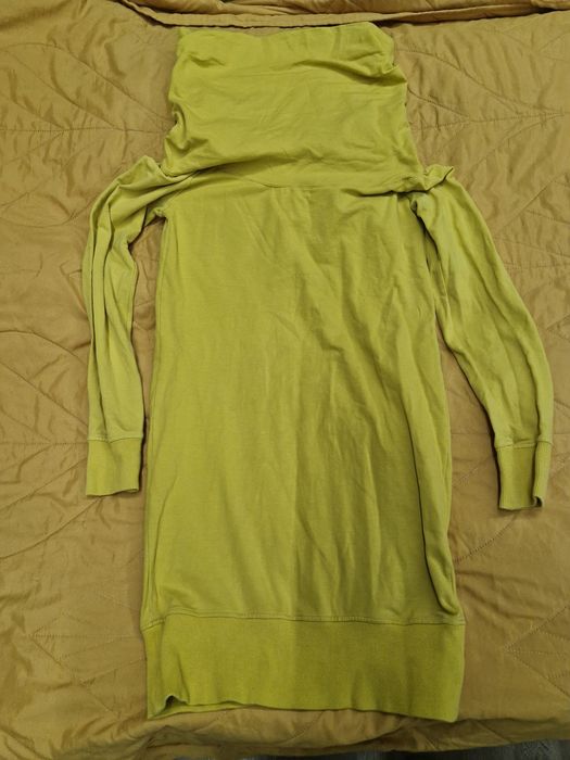 Żółta bawełniana sukienka r.M cropp