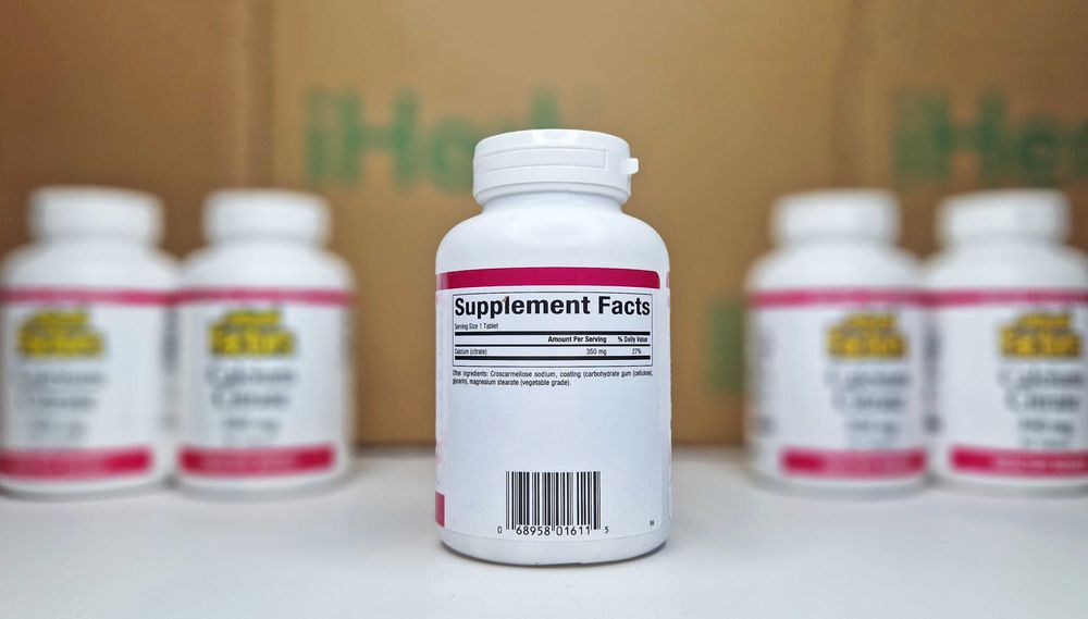 Кальцій цитрат Natural Factors Calcium Citrate, 350 мг, 90 таблеток