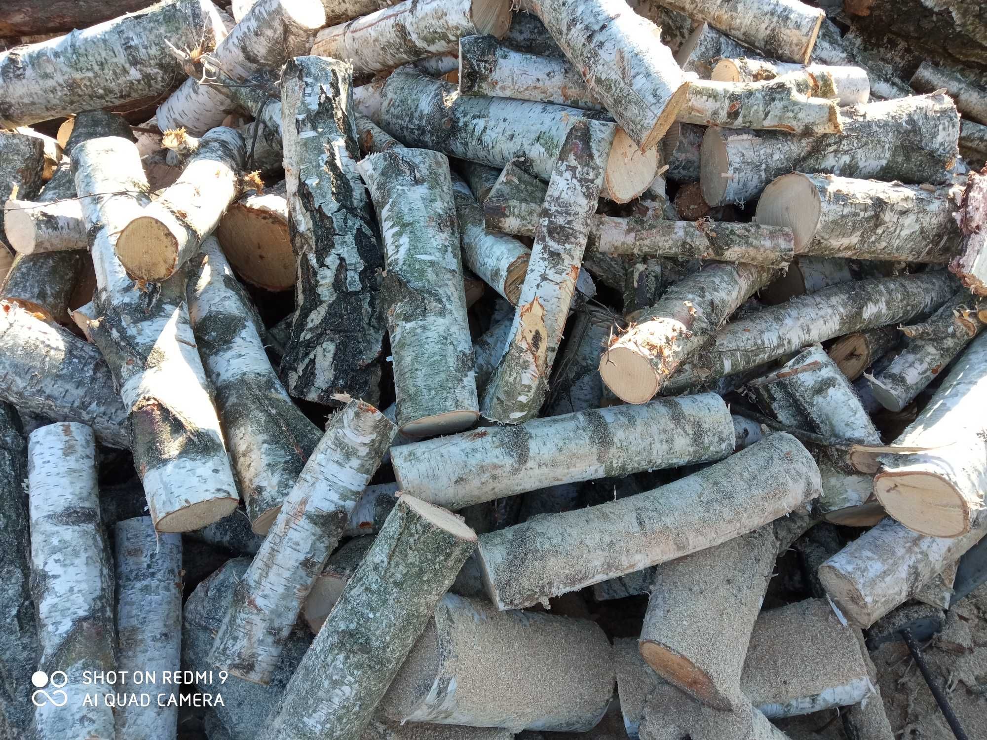 Drewno Opałowe suche sezonowane Sosnowe dąb grab brzoza   Transport