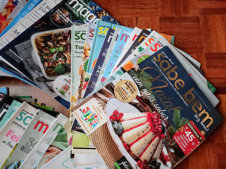 12 Kg de Revistas Culinárias :D