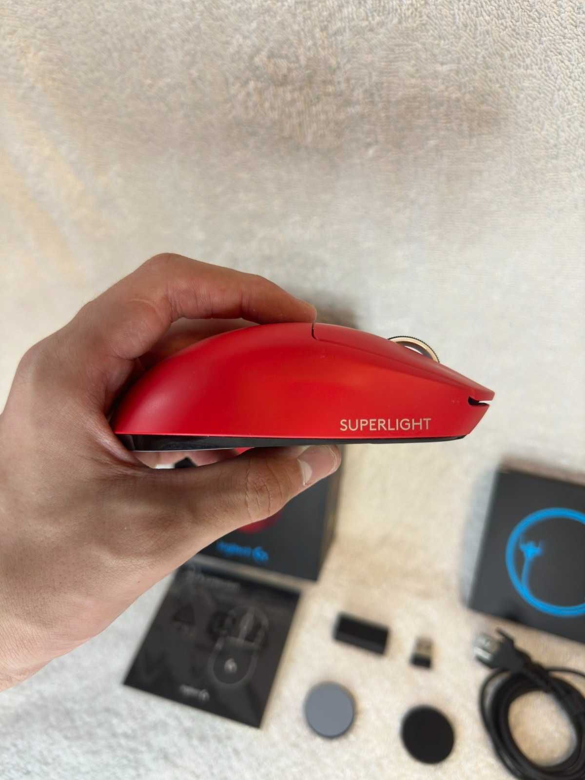 ЭКСКЛЮЗИВ!Игровая мышка Logitech G Pro X Superlight Red.Идеал!