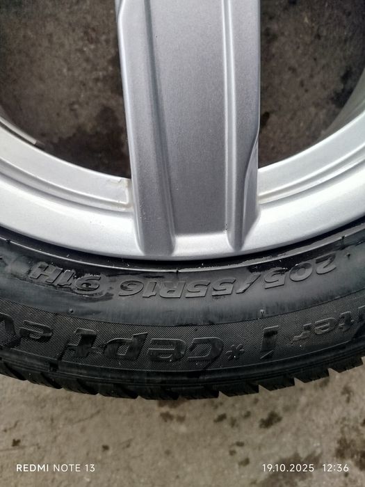 Koła Alu Kia Cee'd 6,5Jx16(5x114,3,ET50)+Opony Hankook 205/55R/16 91H