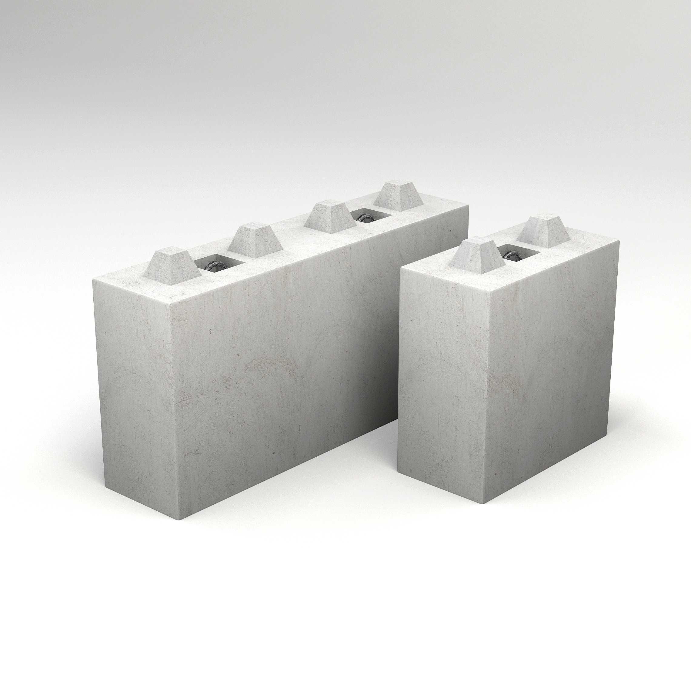 Bloki betonowe 160x40x40/mury/ściany oporowe/klocki/blok betonowy
