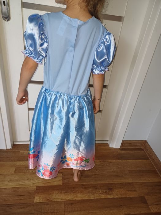 Alicja w krainie czarów 134 140 przebranie bal 9 10 disney niebieska