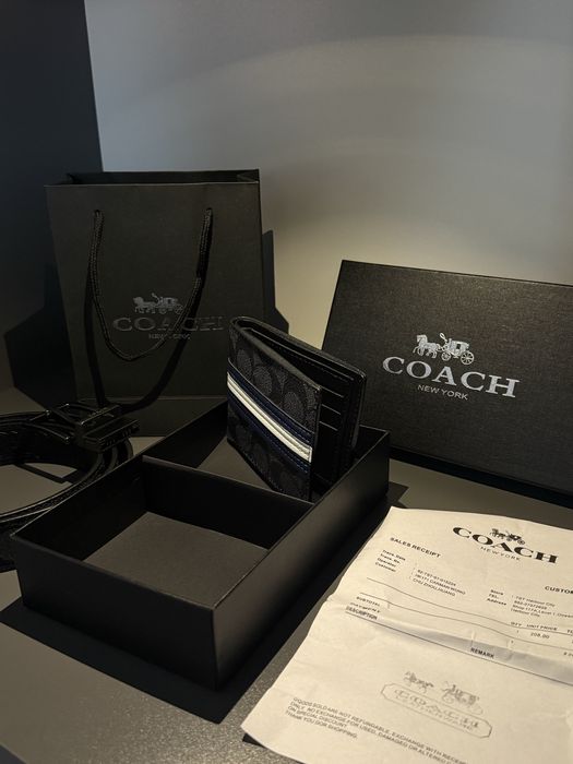 Подарунковий Чоловічий набір Coach з упакуванням