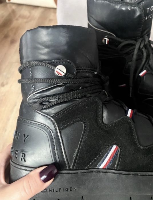 Śniegowce Tommy Hilfiger r.38, oryginalne