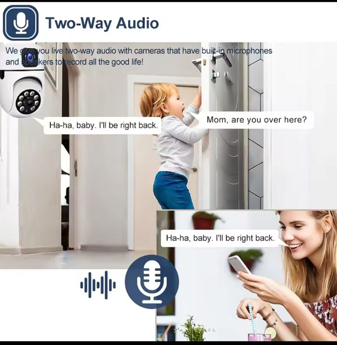 8Мп, WiFi камера видеонаблюдения