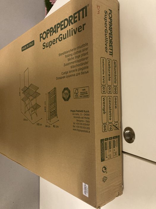Estendal para secar roupa Supergulliver Foppapedretti novo embalado