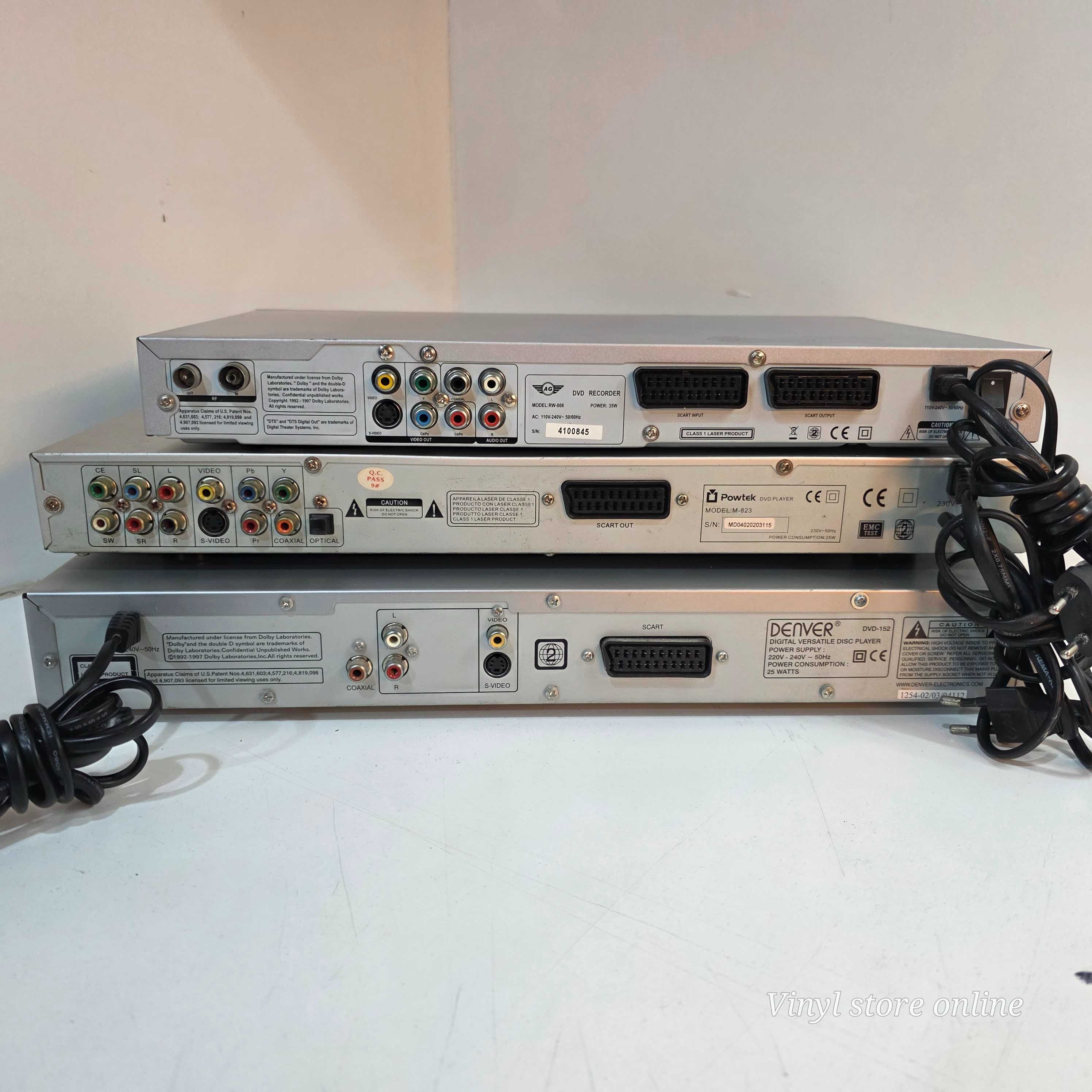 Lote de Dvd's para peças (avariado)