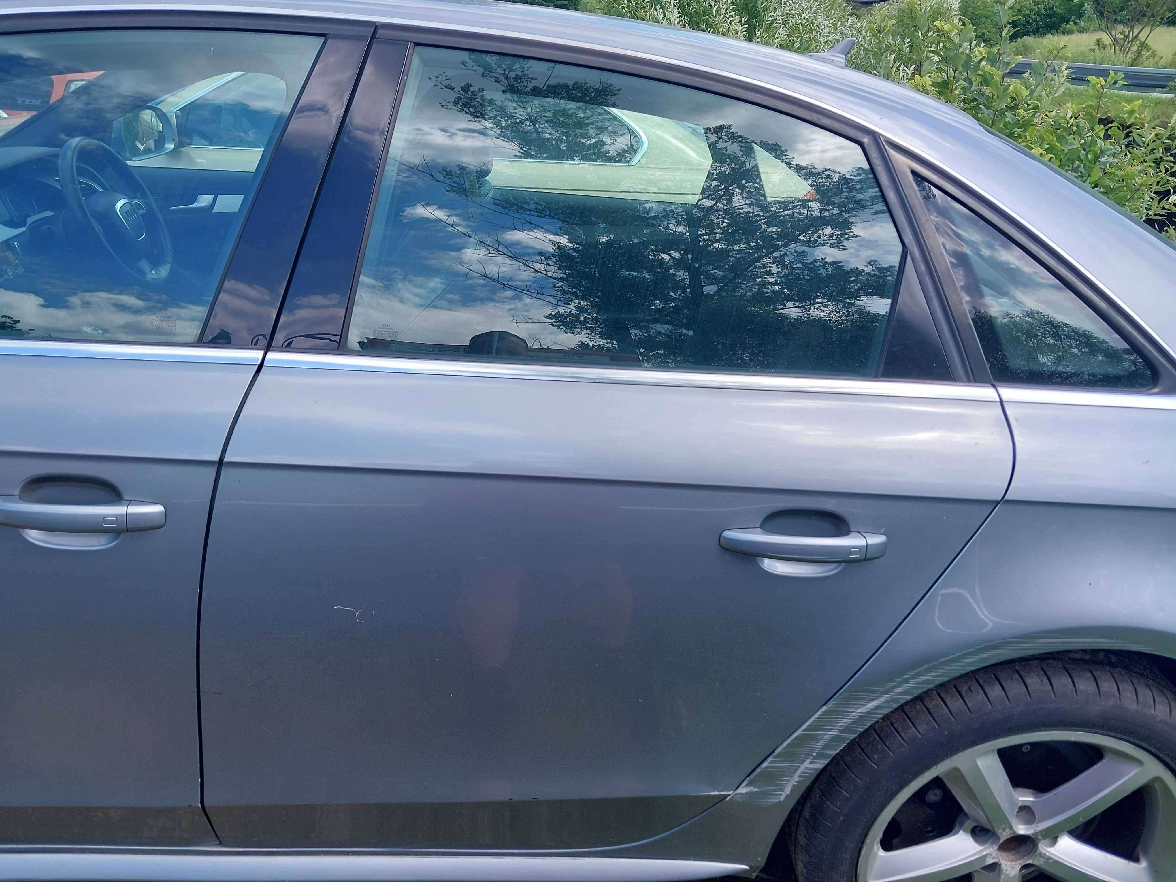 Drzwi Lewy Tył Lewe Tylne Audi a4 b8 Sedan LY7G Bez rdzy WYSYŁKA