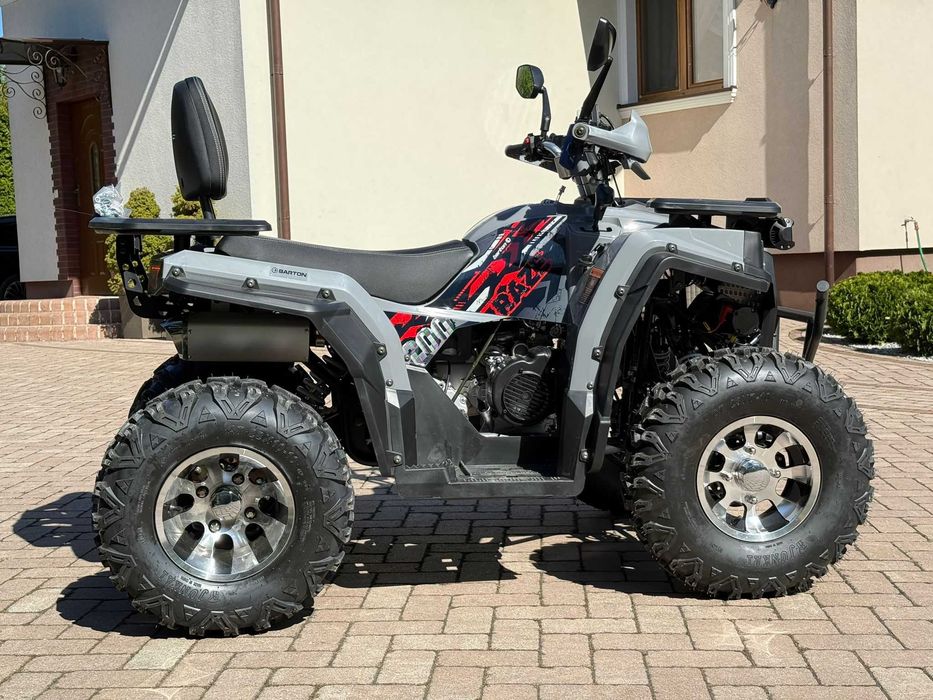 ! PROMOCJA ! Duży Quad Barton Raze 200 WYCIĄGARKA FULL LED