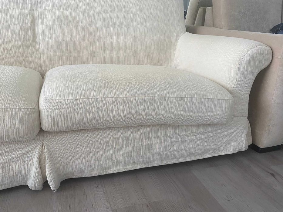 Sofá creme 4 pessoas