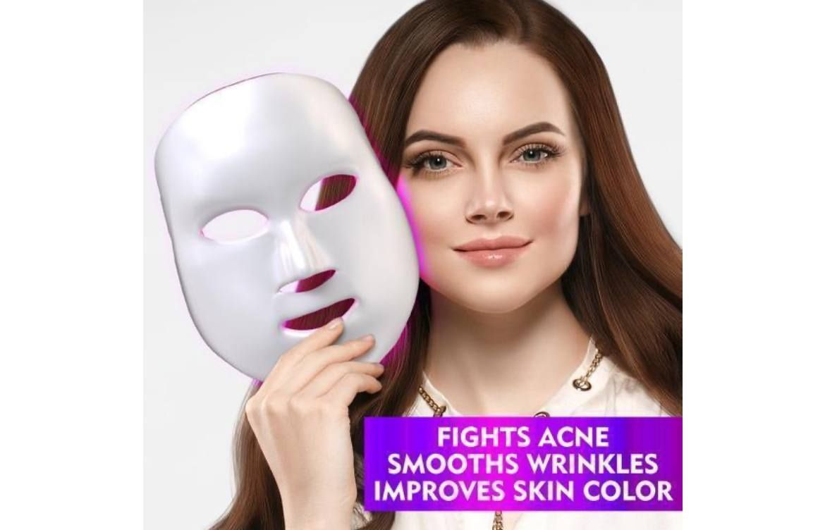Светоидиодная led маска уход за лицом lacormi led beauty mask терапія