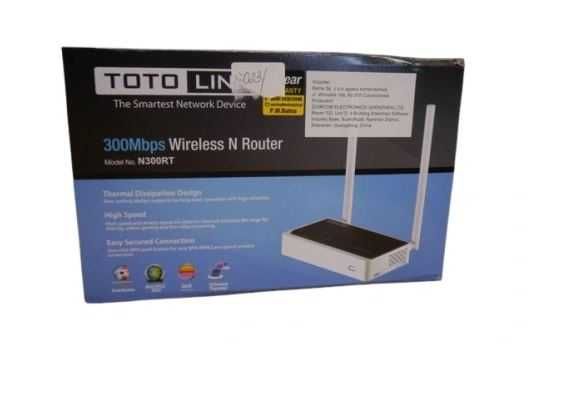 Router TOTOLINK N300RT 802.11n (Wi-Fi4), 802.11g, 802.11b+zasilacz/kab