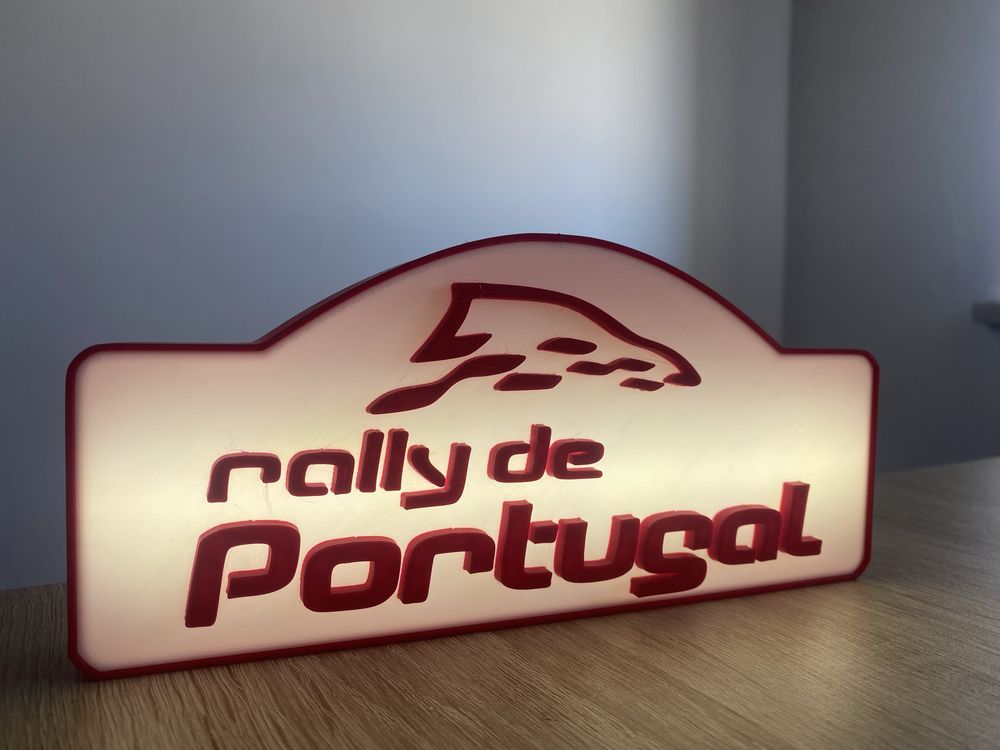 Luminoso vodafone Rally de Portugal wrc