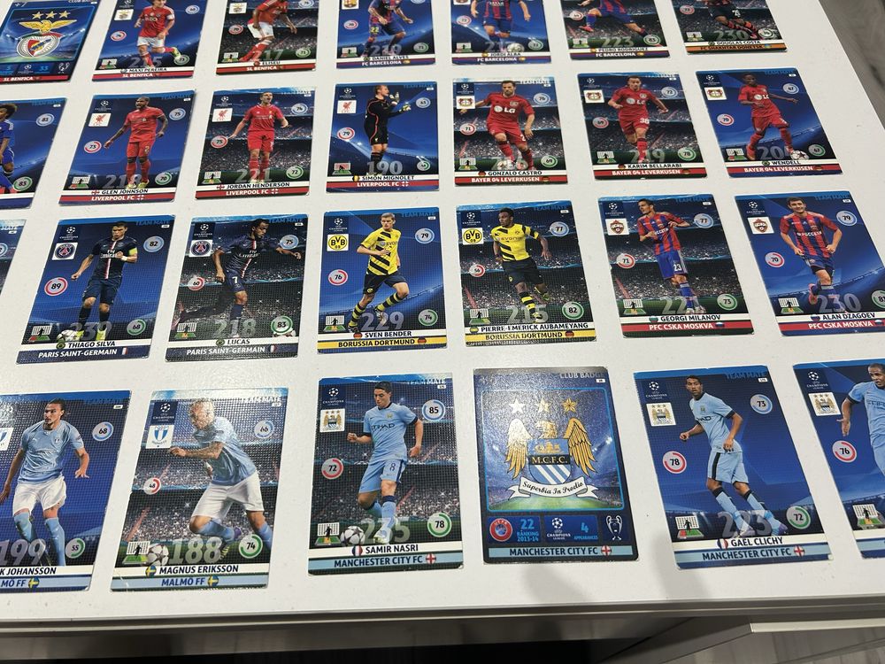 Karty piłkarskie panini cl 2014-15