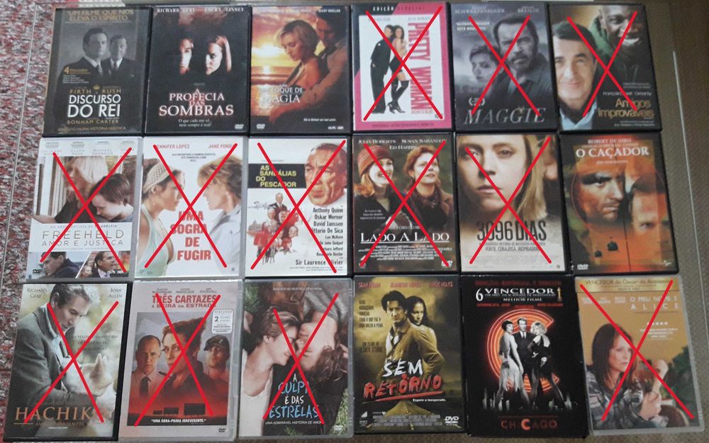 DVD's - Vários - como novos