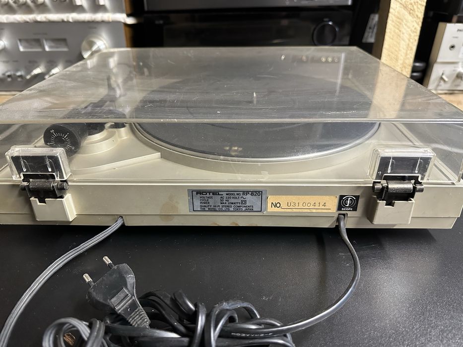 Rotel RP-820 # gramofon # półautomat