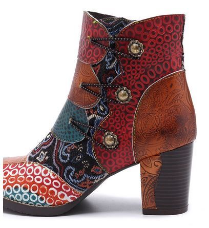 Botki w stylu boho rozm. 41