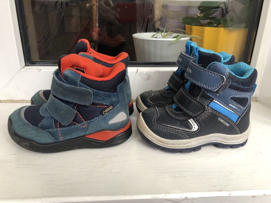 Ecco, Geox зимові чобітки
