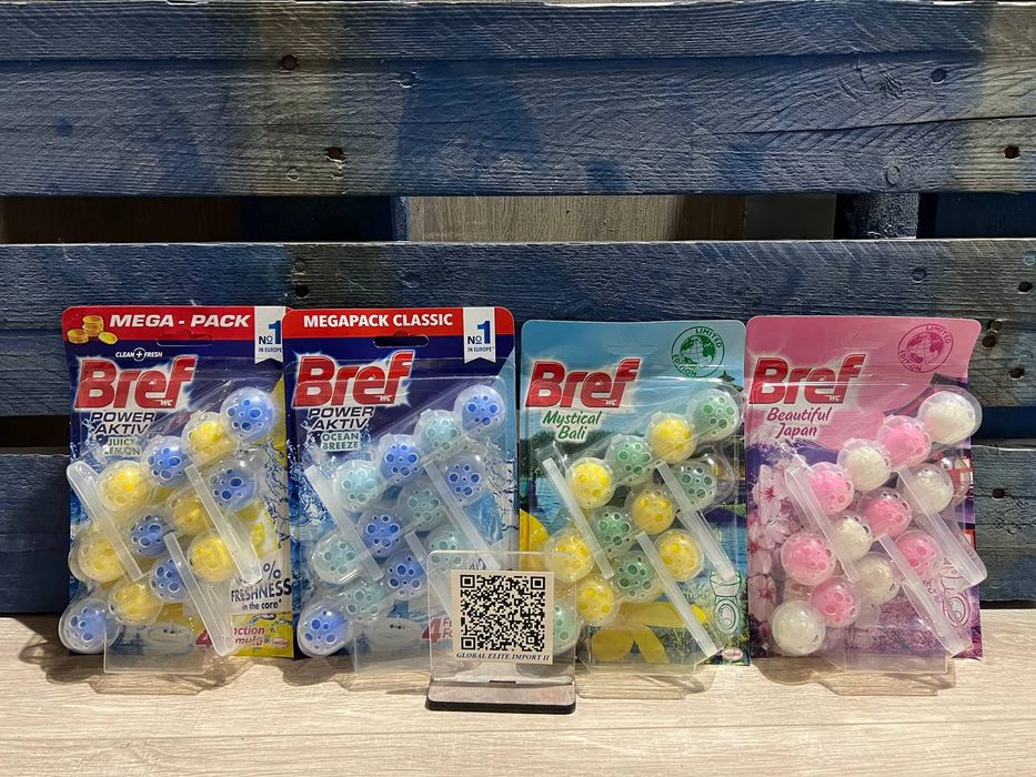 Туалетні блоки Bref та Bref Premium

У ящику 9 шт 

Ціна 95 грн