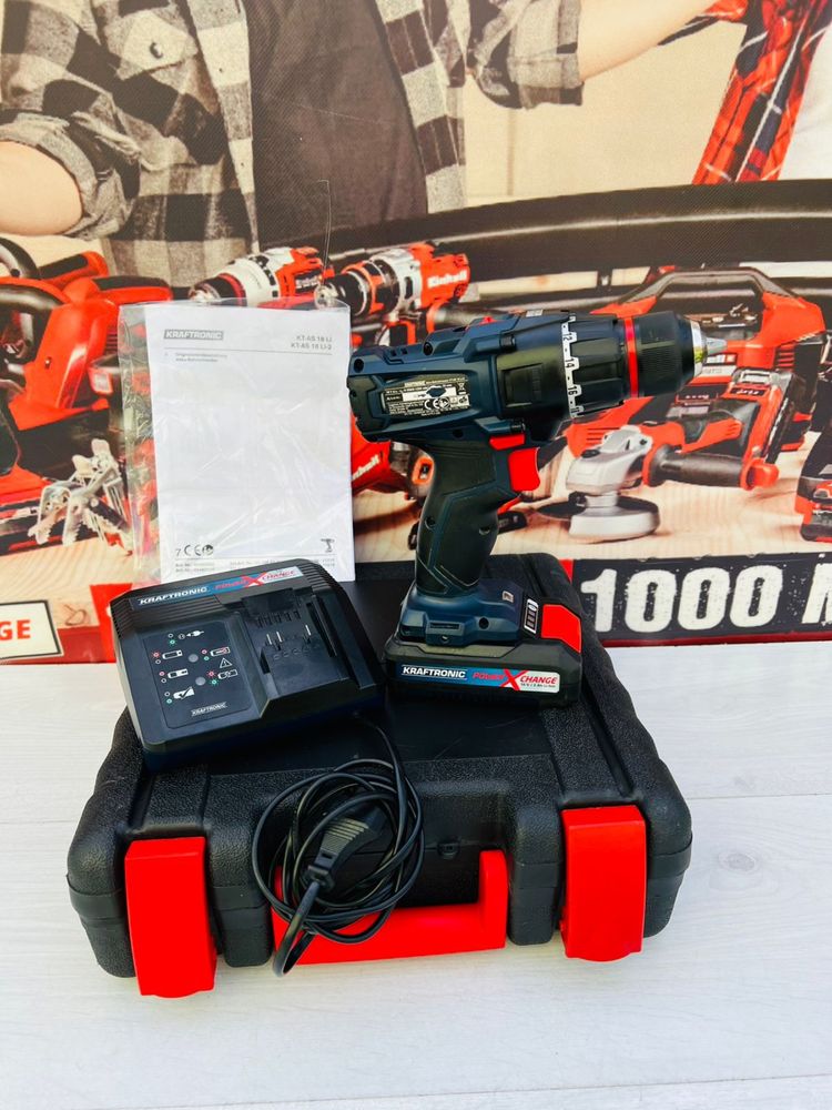 Шуруповерт Kraftronic Einhell TE-CD 18/2 Li-Solo