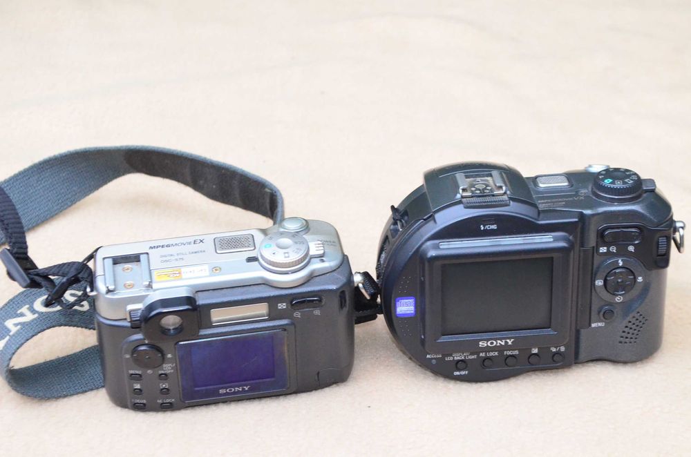 2001г светосильный профкомпакт Sony CyberShot DSC S75 Mavica MVC-CD500