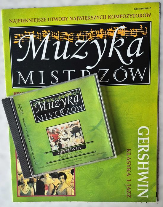 Muzyka Mistrzów - Gershwin - Klasyka i jazz - płyta CD + zeszyt