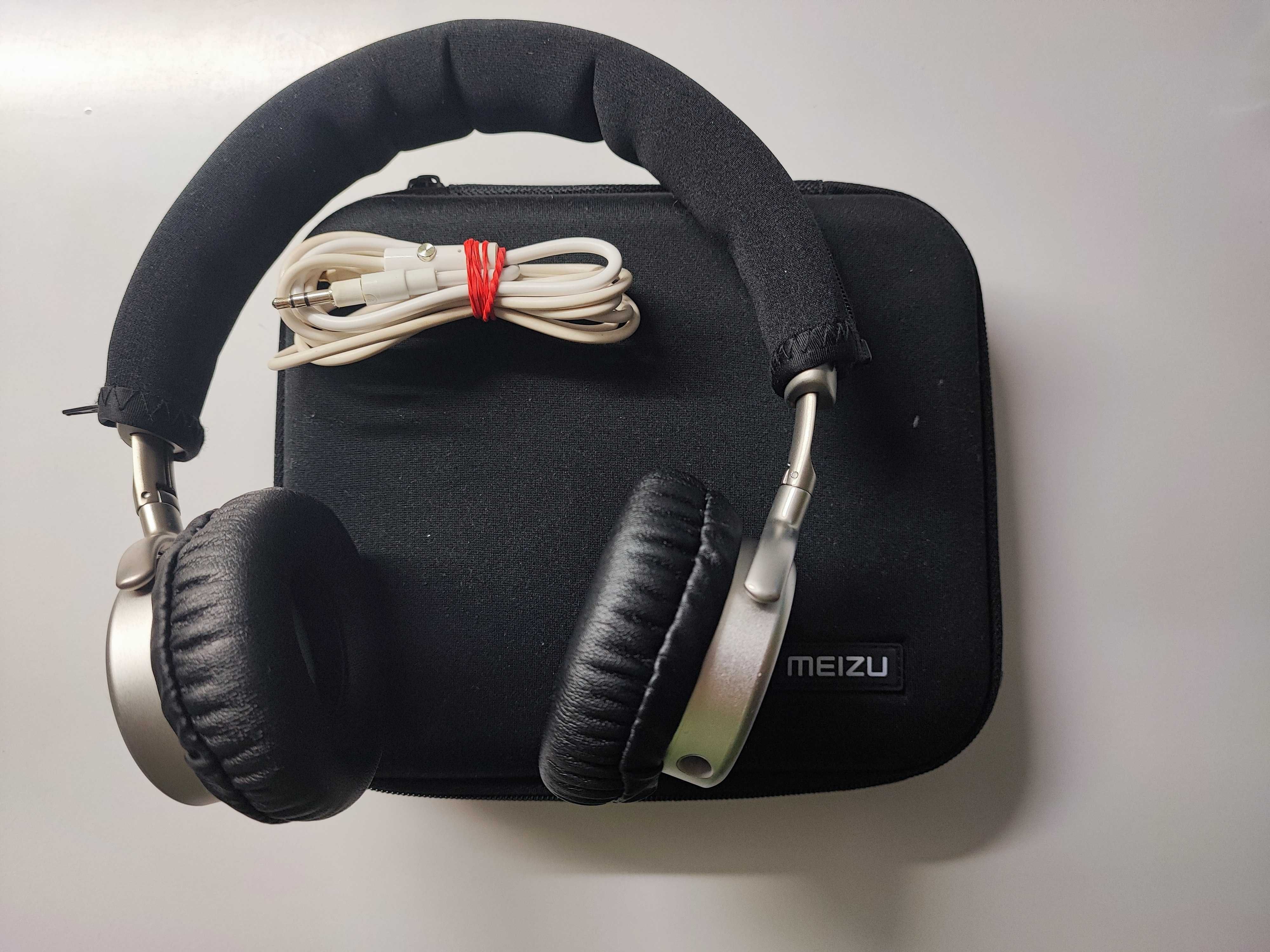 Наушники Hi-Fi Meizu HD50 Headphone Silver/Black отличное состояние