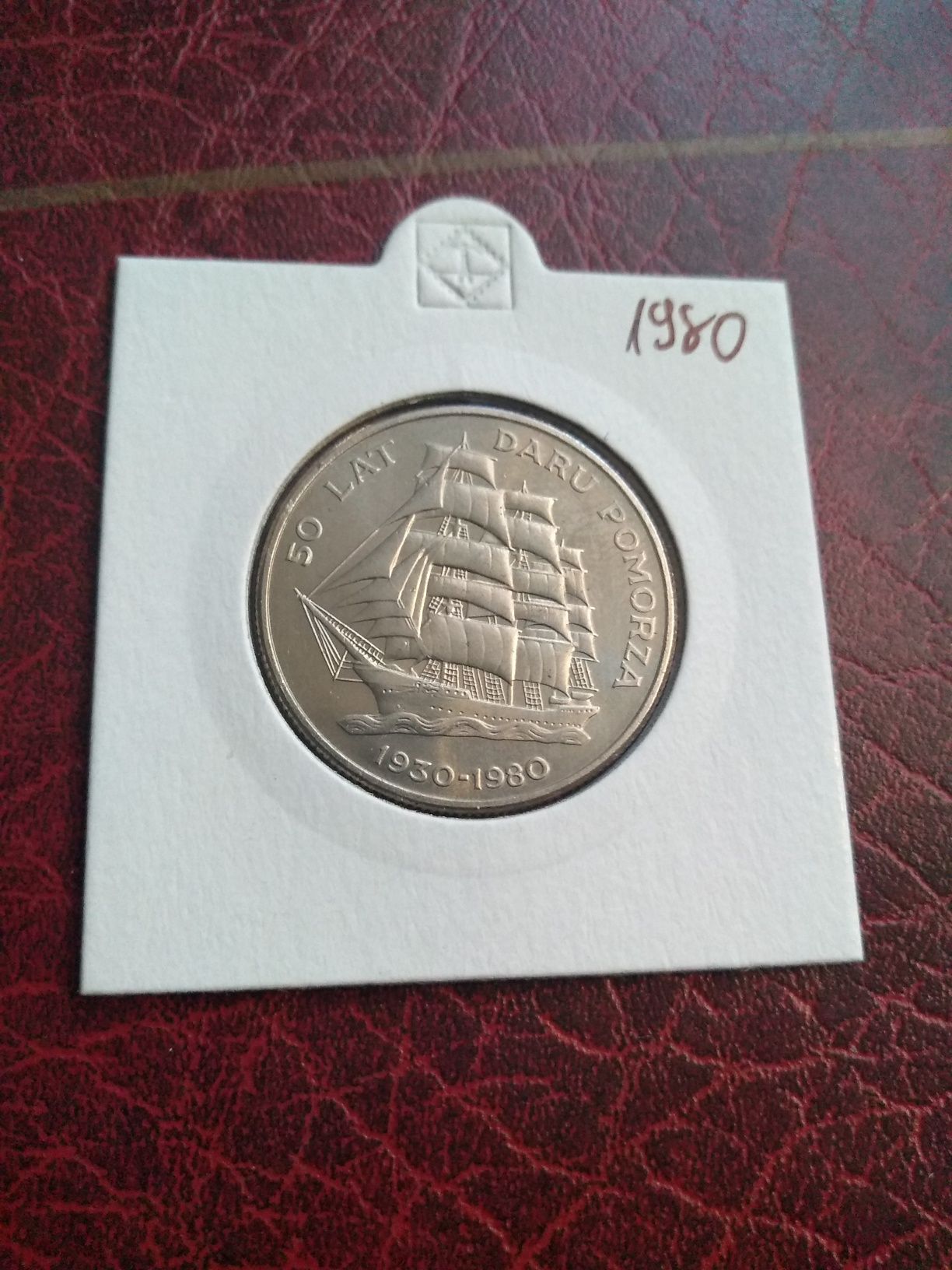 Moneta PRL 20 złotych 1980 dar Pomorza