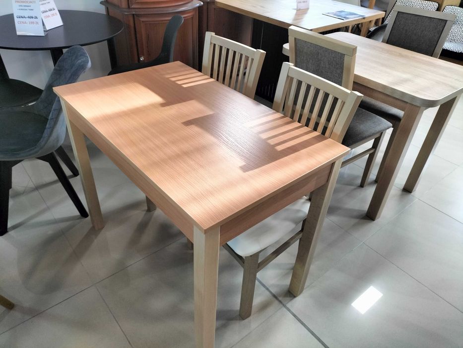 (129WN) Stół + 2 krzesła, okazja 290 zł