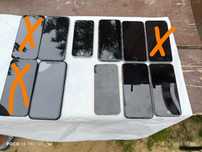 Telefony komórkowe Apple iPhone uszkodzone