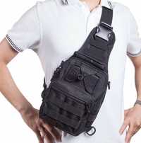 Ш Сумка на плече/тактичний однолямковий рюкзак об'ємом 6 л.