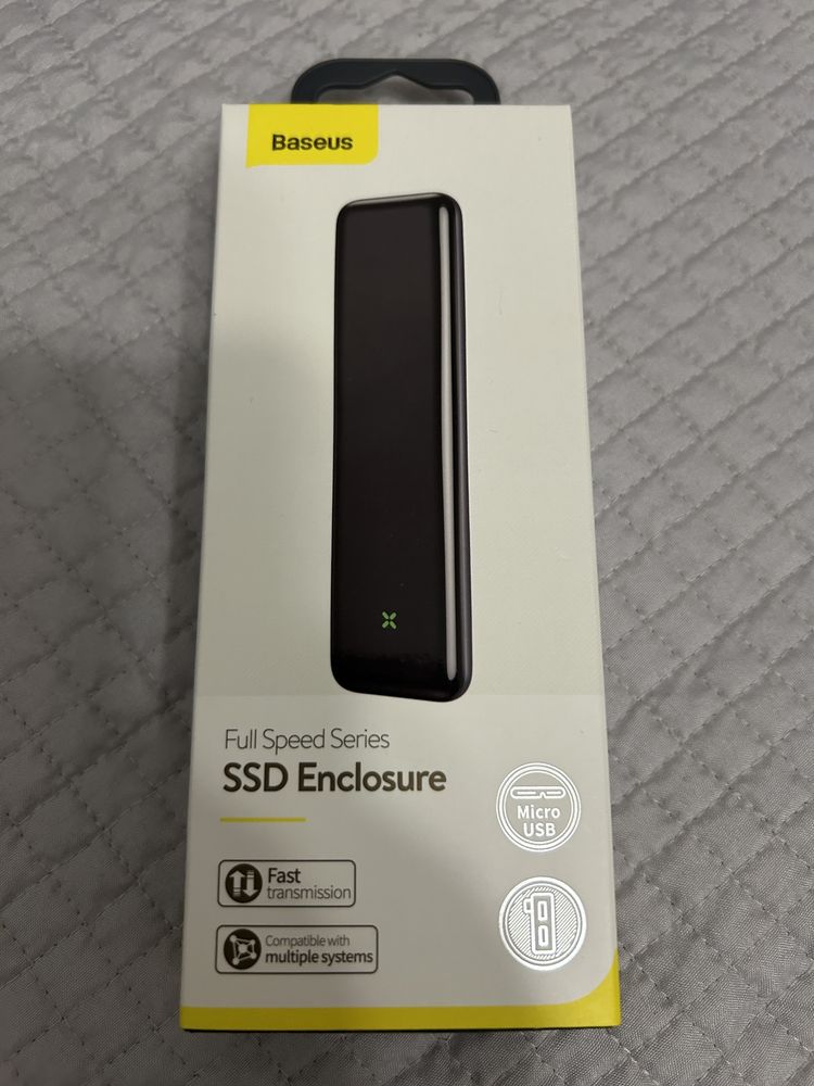 Kieszen Baseus SSD USB nowa z dyskiem Sandisk 256gb