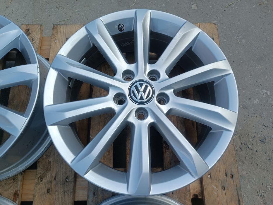 Легкосплавні диски 5 112 R17 Фольксваген титани Р17