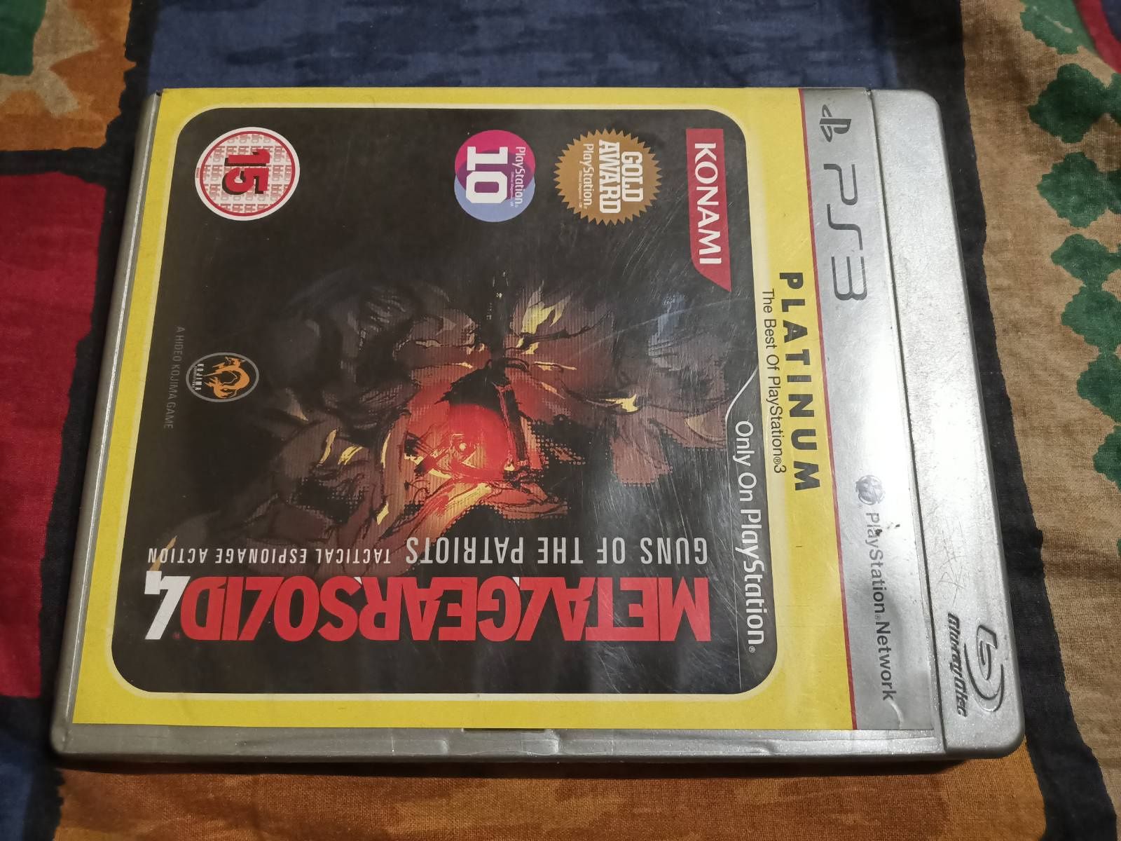 Диск з ігрою Metal Gear Solid 4 PS3 PlayStation 3