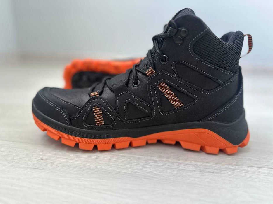 Мужские зимние ботинки Чоловічі черевики из натуральной кожи SALOMON