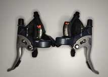 Klamkomanetki Shimano Deore LX ST-M570 3x9 retro MTB klamki