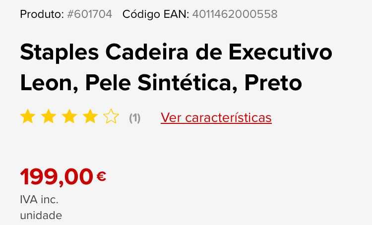 Cadeira executiva de Escritório