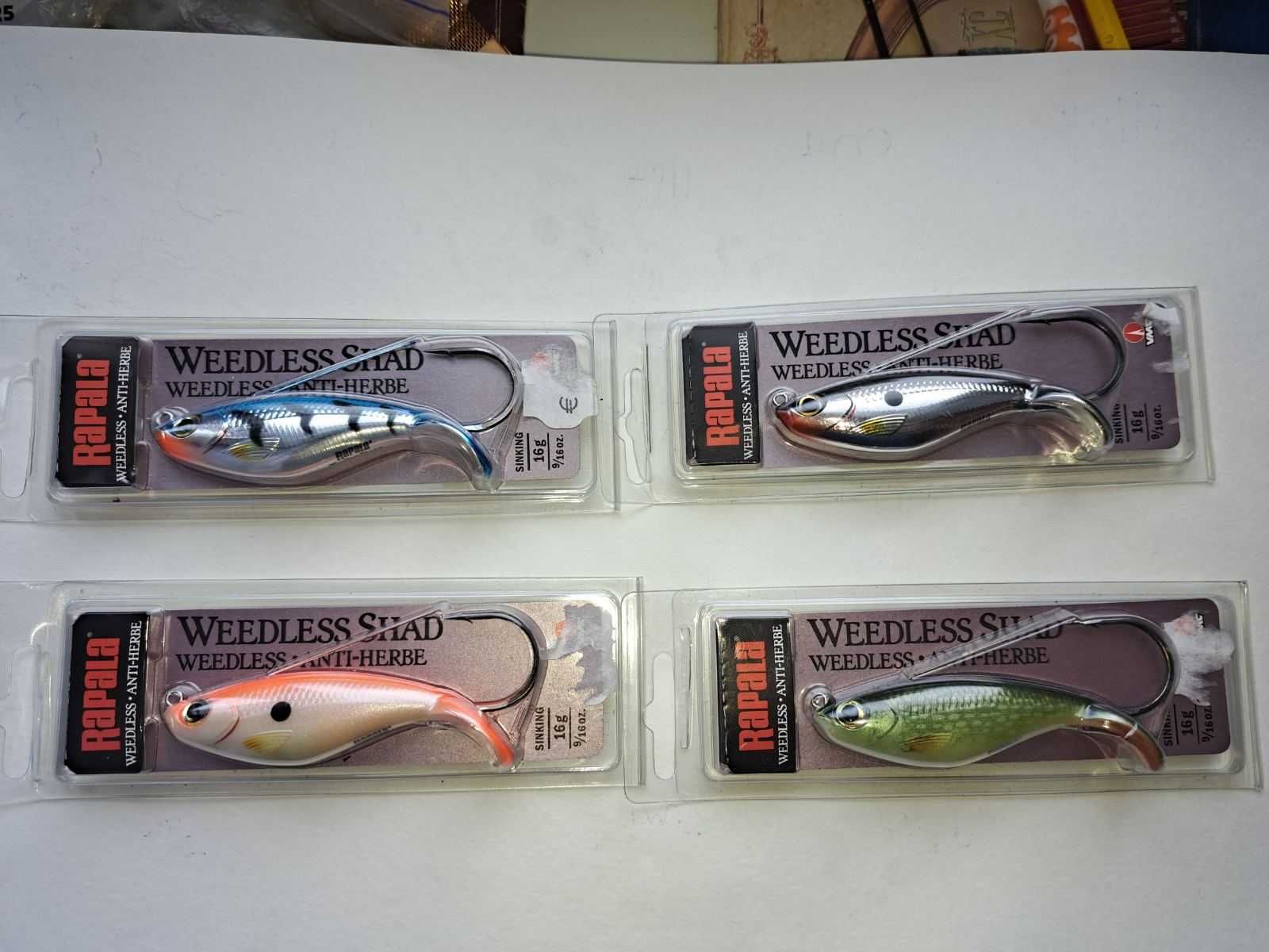 Воблер незацепляйка  Rapala Weedless Shad 80мм/16г - FT