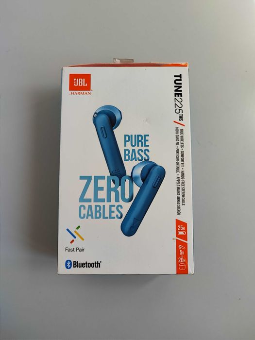 Навушники JBL Tune 225 TWS, Turquoise, PURE BASS